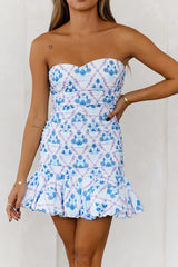 HELLO MOLLY Dance My Way Mini Dress Blue
