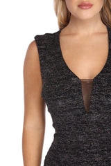 Get Your Glitter On Mini Dress