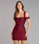 Dare To Stun Cold-Shoulder Bodycon Mini Dress