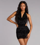 After Dark Backless Mini Dress
