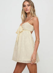 Granno Mini Dress Lemon