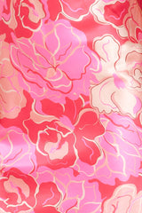 Sale-Dress Luxe Arrival Satin Mini Dress Pink Print