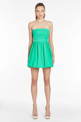Oscar Attention Snatch Mini Dress Green