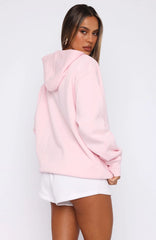 Shout It Out Oversized Hoodie Pink