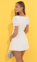 Corset Dress in White