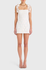 Beautiful Beginnings Mini Dress White