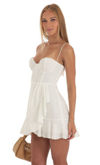 Corset Dress in White