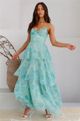Cascata Maxi Dress Mint