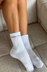 Lucky Thirteen Audrina Socks White