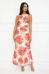 Peach Fever Maxi Dress Orange
