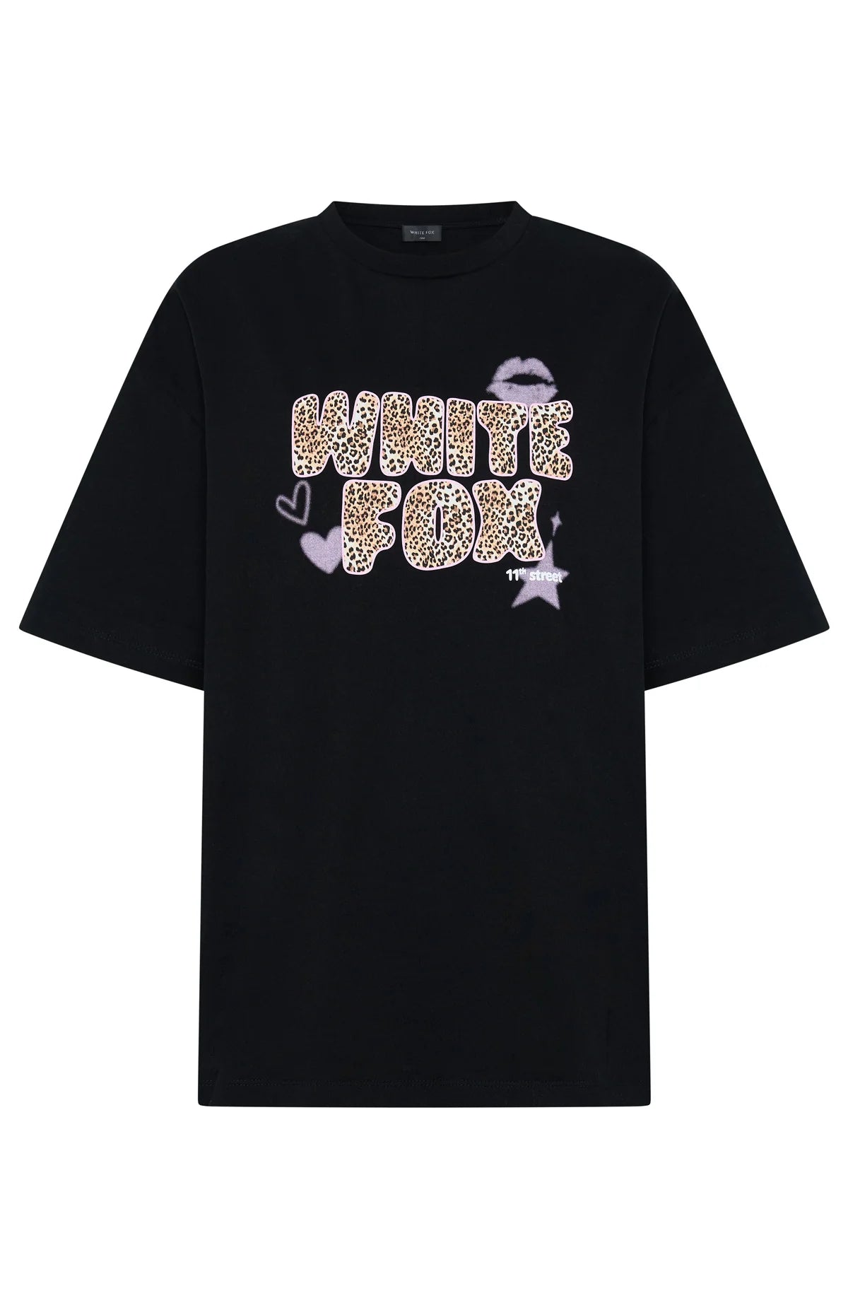 11th Street She's So Lucky Oversized Tee Licorice