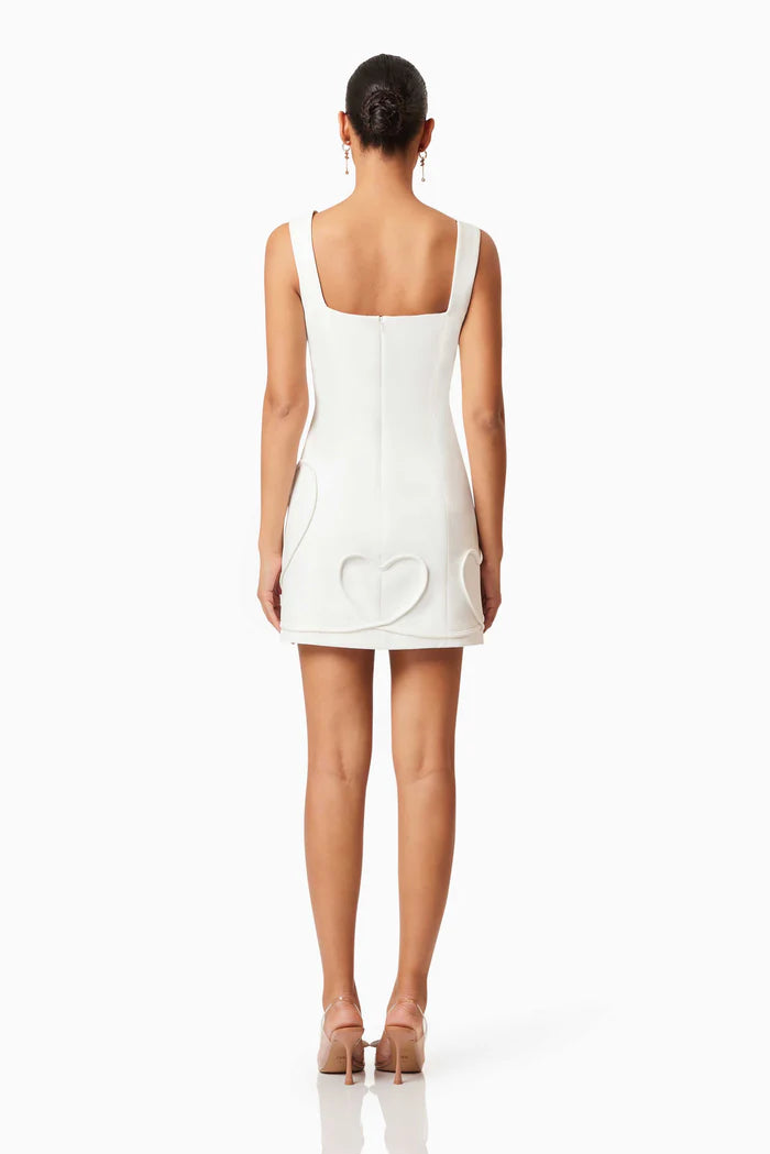 Buttercup Party Dress in White