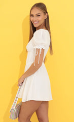 Corset Dress in White