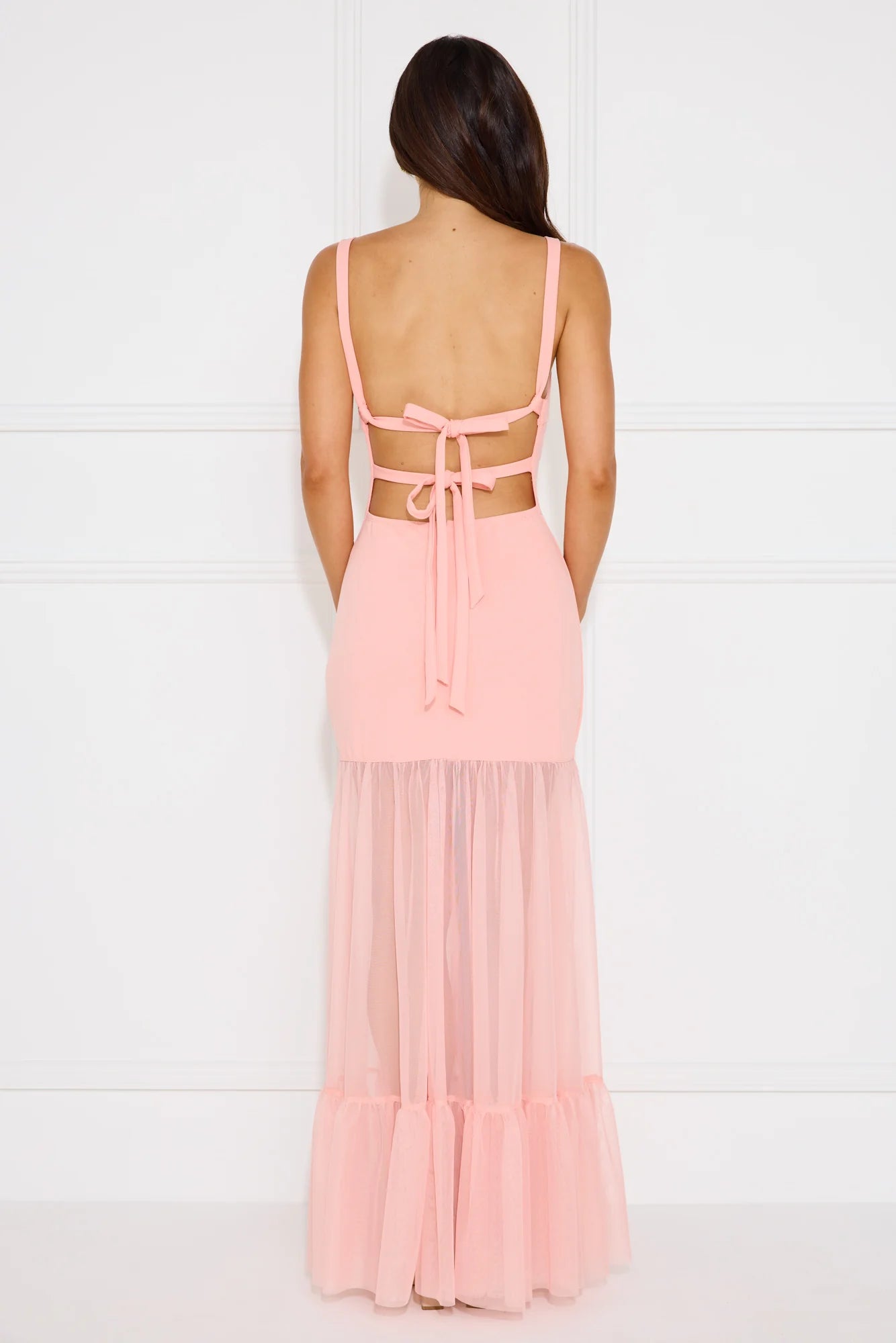 Chic Whispers Maxi Dress Pink