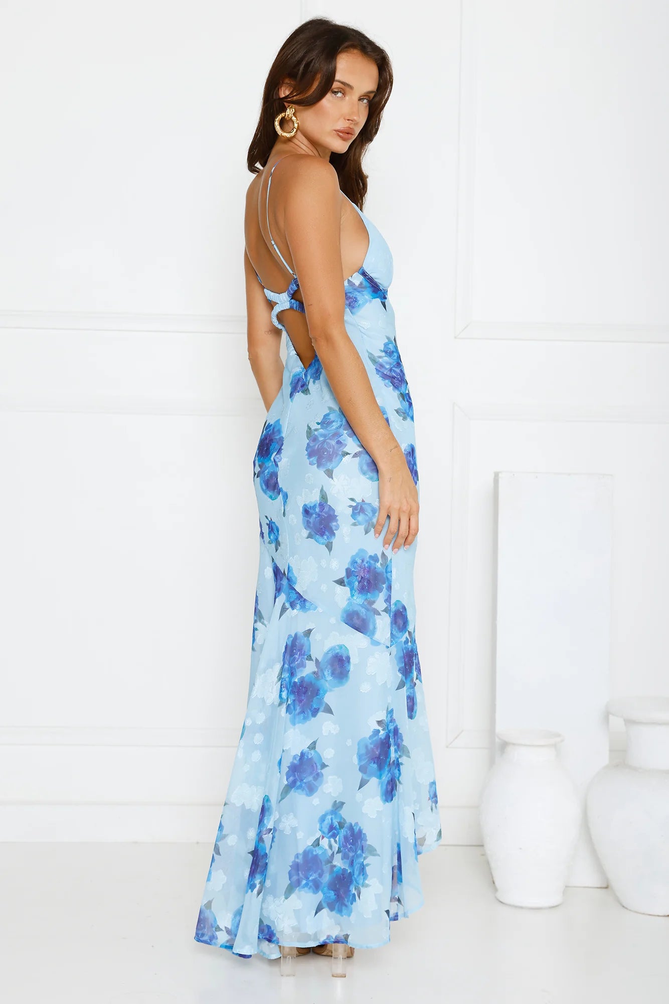 Storybook Romance Maxi Dress Blue