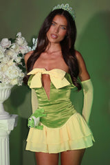 Kiss The Frog 3 Piece Set - Green/Yellow