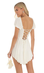 Corset Dress in White