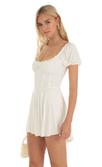 Corset Dress in White