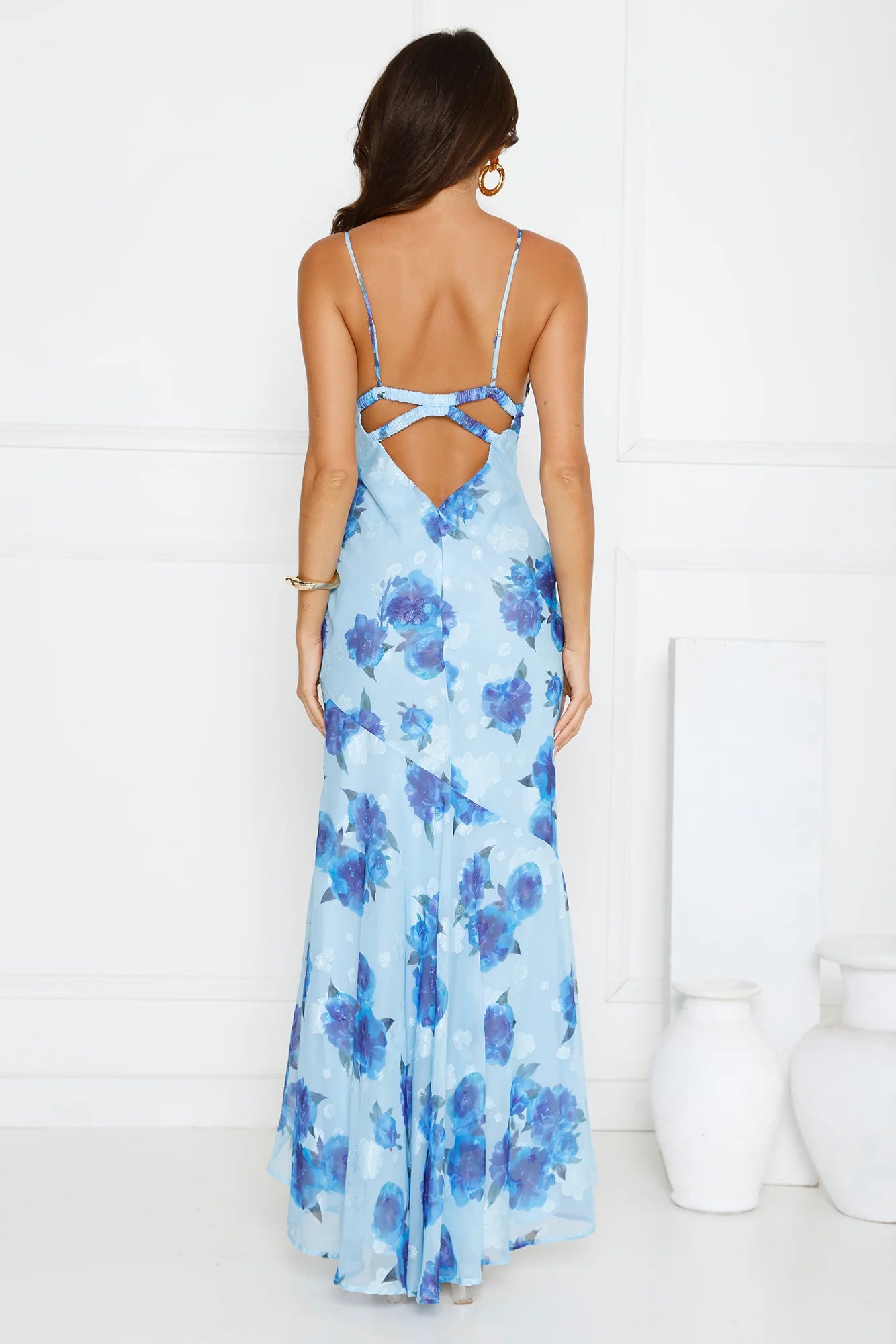 Storybook Romance Maxi Dress Blue