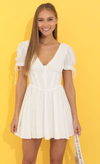 Corset Dress in White
