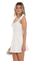 Dress in White Satin