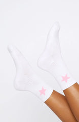 From The Archives Socks White/Pink