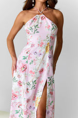 Sunset Dahlia Midi Dress Floral