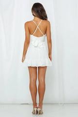 Sipping Mezcal Dress White
