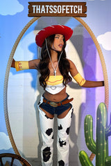 Round Up Crop - White