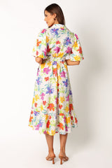 Reese Midi Dress - Zinnia Print