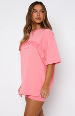 Don't Even Try Oversized Tee Melon