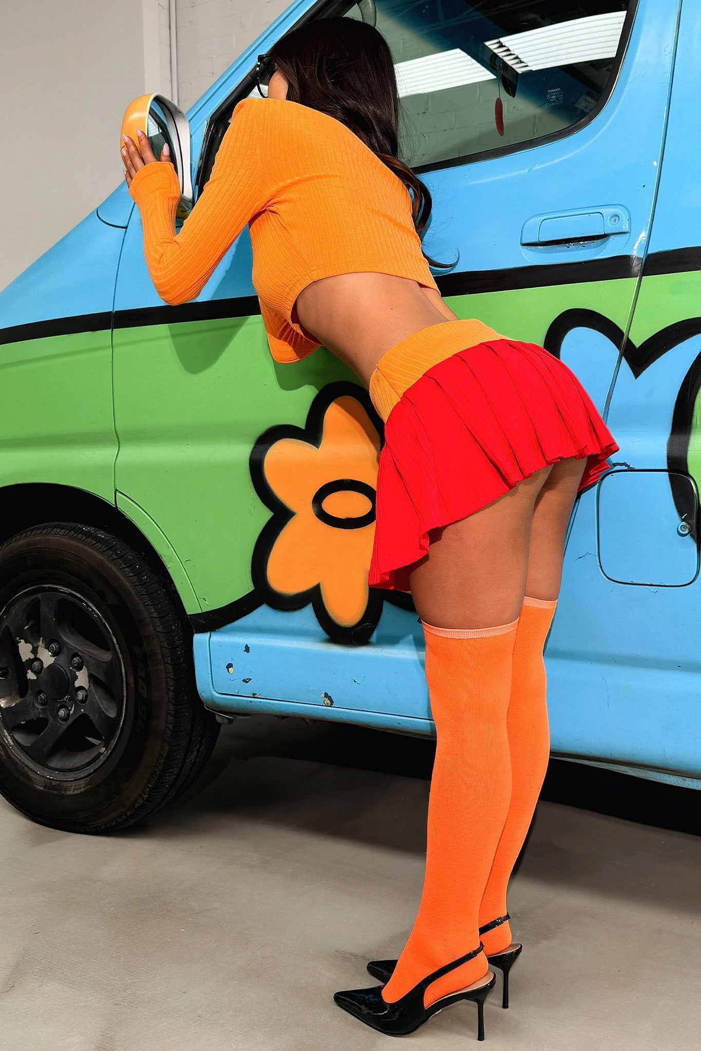Jinkies Top - Orange