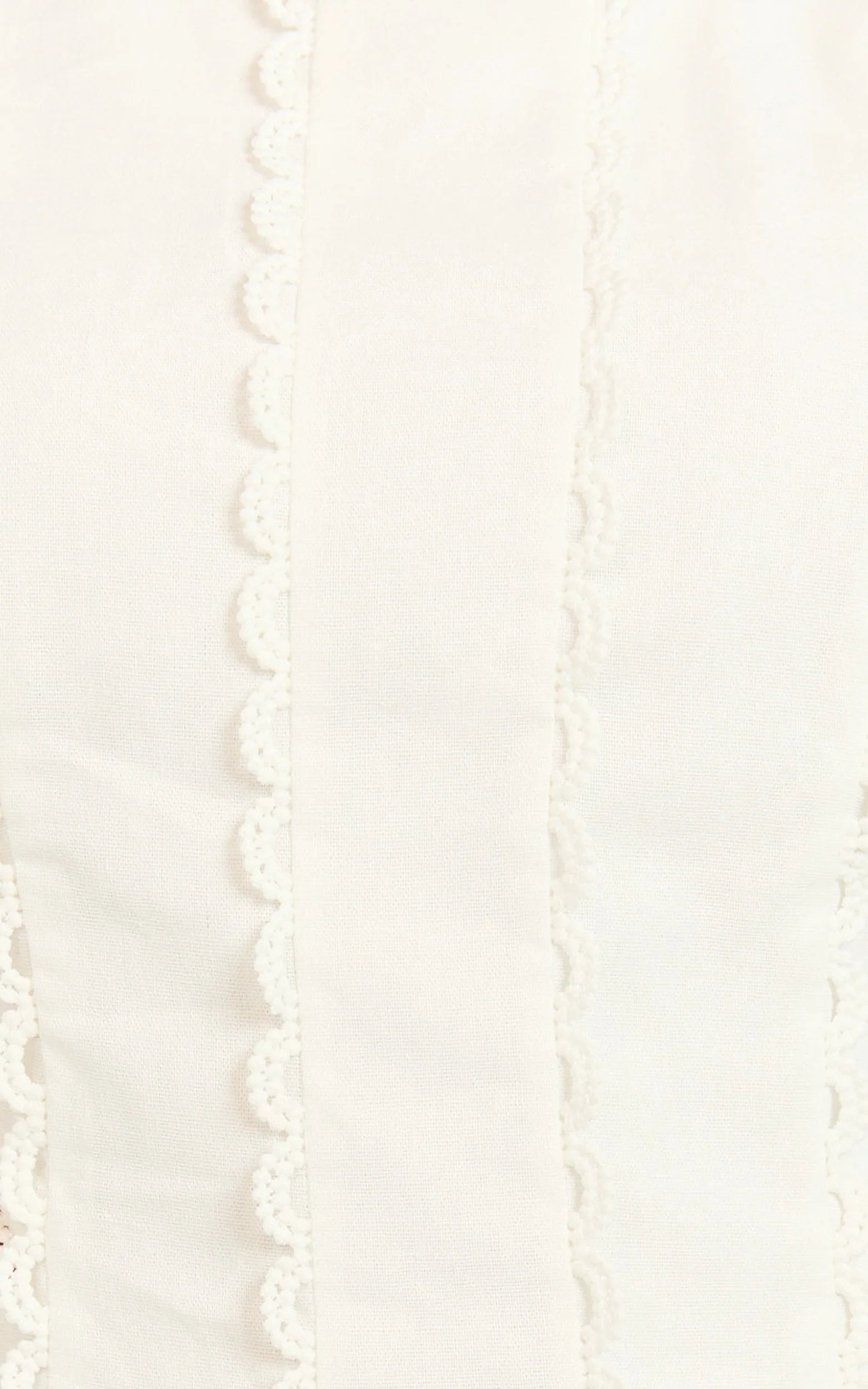Laila Mini Linen Blend Dress High Neck Side Cut Out Puff Sleeve Straight Dress in Off White