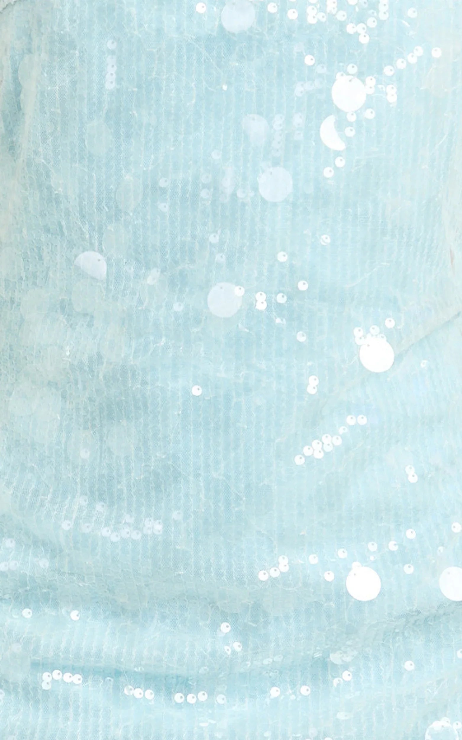 Rhonda Mini Dress Strapless Sequin Dress in Pale Blue