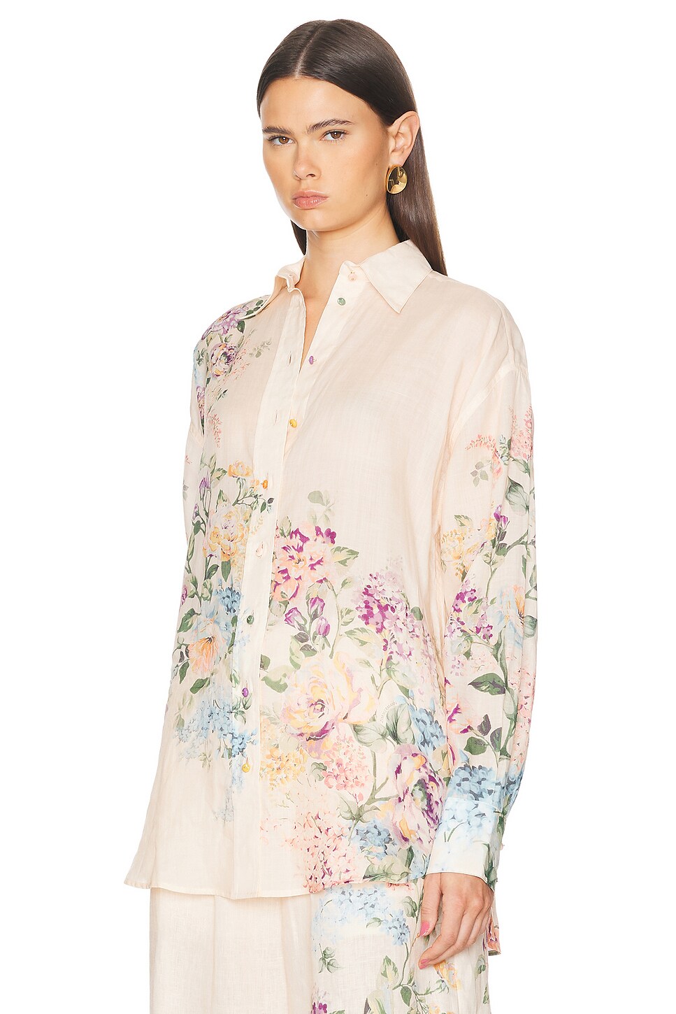 Zimmermann Halliday floral-print palazzo suits